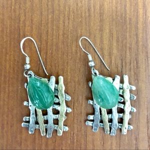 Sterling Silver 925 & Gold Plated Earrings